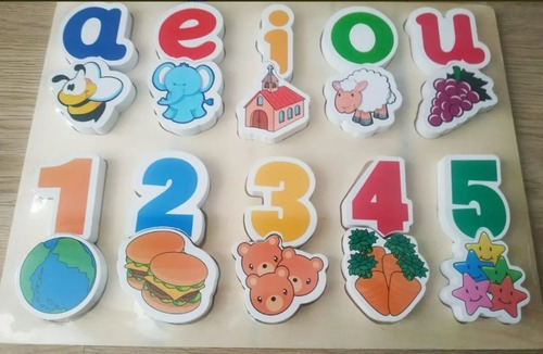 Imagen 1 de 1 de Juegos Didácticos Niños Bebés En Madera
