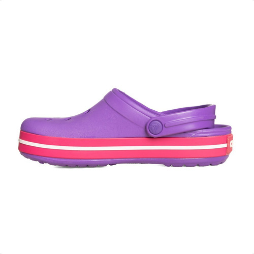 Imagen 3 de 9 de Sandalias Crocs Crocband Dama Originales Violeta Fucsia Rosa