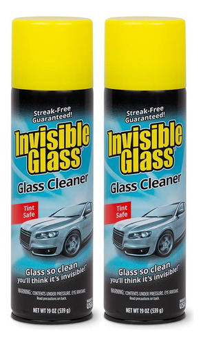 Invisible Glass -limpiador De Vidrios De Alta Calidad 2 Pack