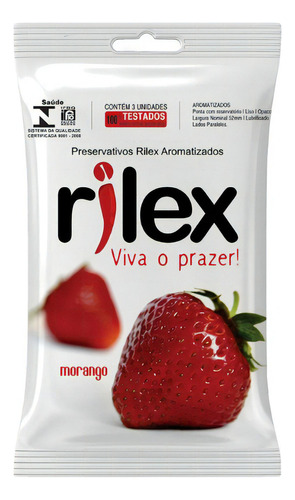 Preservativo Camisinha Rilex Premium Monte Seu Próprio Kit Aroma Morango