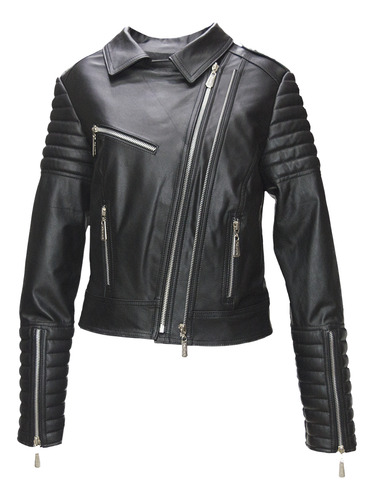 Rockbell - Campera De Cuero Vacuno Legitimo Rock Koux