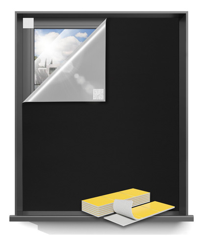 Cortinas Opacas Portátiles, 1,5 X 2.4 M, 1 Unidad