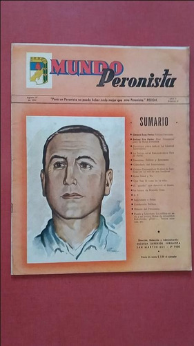 Revista Mundo Peronista Nº 2 1ero. Agosto 1951