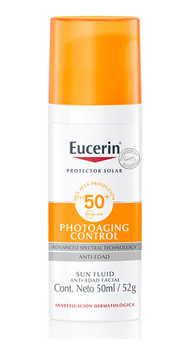 Protector Solar Eucerin Fluid Antiedad Facial Fps 50 X50ml