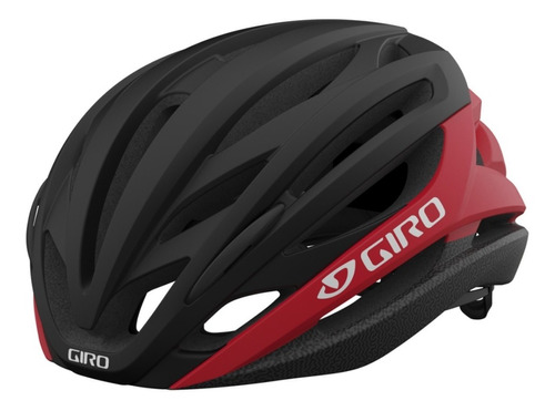 Capacete Giro Syntax Mips Preto E Vermelho Cor Preto/Vermelho Tamanho G