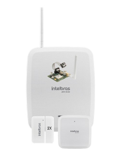 Kit Amt 8000 Alarme Intelbras Wi-fi Gprs,sirene,sensor Porta