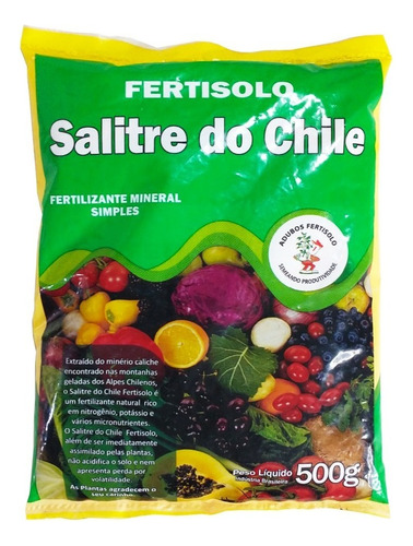 Fertilizante Granulado Fertisolo Salitre Do Chile 500g