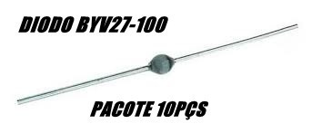 Diodo Byv27-100 , Byv 27-100 ( Pacote 10pçs )