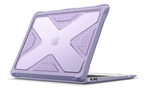 Funda Rigida Para Macbook Air 13 De Tpu Resistente Violeta
