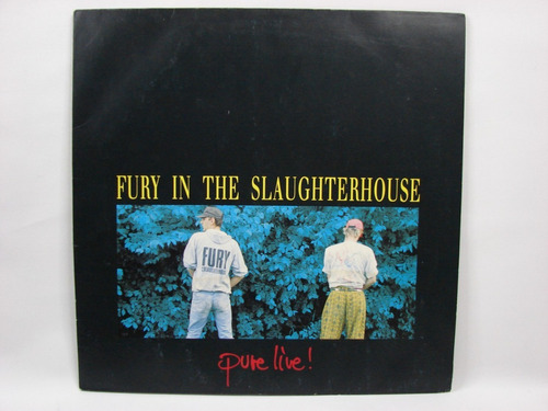 Vinilo Fury In The Slaughterhouse Pure Live! Alemania +libro