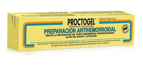 Crema Proctogel  Reduce Inflamación Hemorroides Tópica 30 G