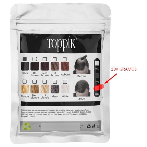 Toppik Fibra Capilar 100 Gr - g a $530