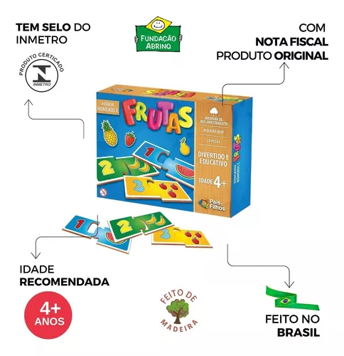 Jogo Alfabeto Educativo Escolar Pais e Filhos - Vou Comprar