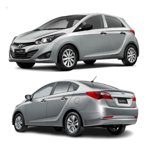 Espelho Retrovisor Hyundai Hb20 2012 A 2018 Controle Manual