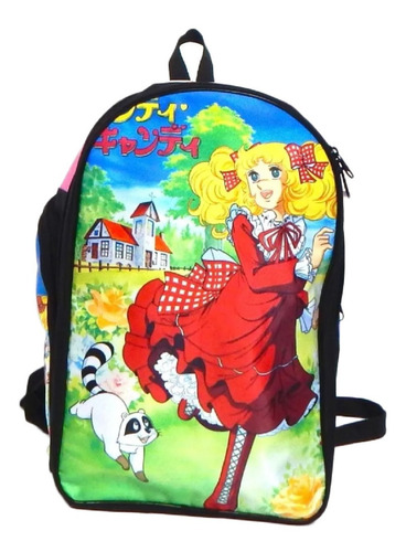 Imagen 4 de 4 de Candy Candy Mochila Backpack Mapache Klin Candice