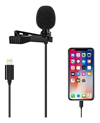 Microfono Con Clip Compatible Con Lightning iPhone Corbatero