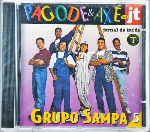 Imagem 1 de 2 de Cd Grupo Samba 5 - Pagode Axe Jt - Gb