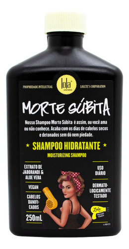 Lola Morte Subita Shampoo Hidratante Pelo Dañado 250ml 6c