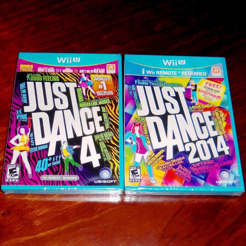 Lote 2 Vj Just Dance 4 Y Just Dance 2014 Wii U