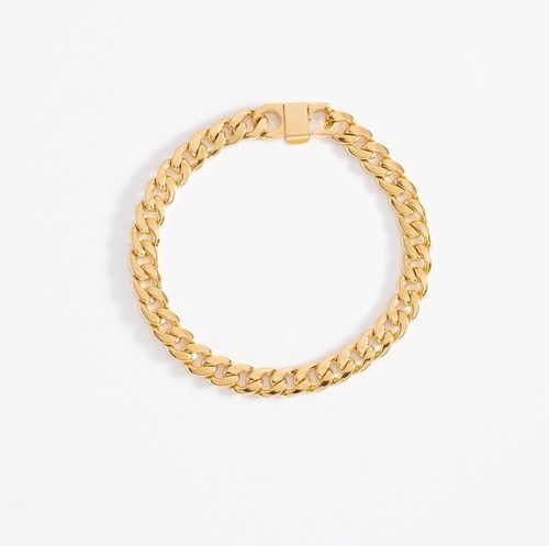 Pulsera Tipo Cartier En Baño De Oro Marca Nice