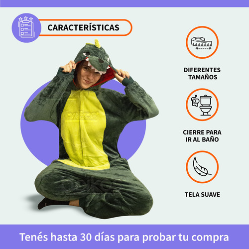 Pijama Enterizo Kigurumi Personajes Adulto Mameluco Invierno