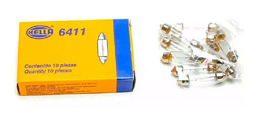 Foco 6411 Luz Interior Caja 10 Piezas Varios Modelos
