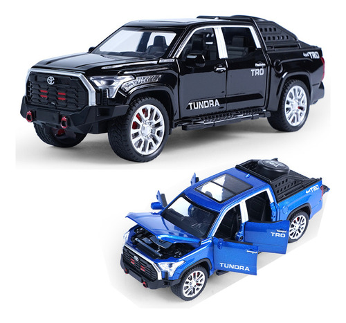 Coche Metálico Miniatura Toyota Tundra Camioneta Todoterreno