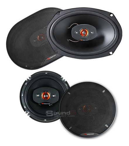 Nakamichi, Combo De Medios 6x9 +6.5 Mejor Q Boston, Kicker