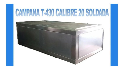 Campana Extr. 1.2x 60  Y 40 Cms Motor 1/2 Y 2 Graseras 