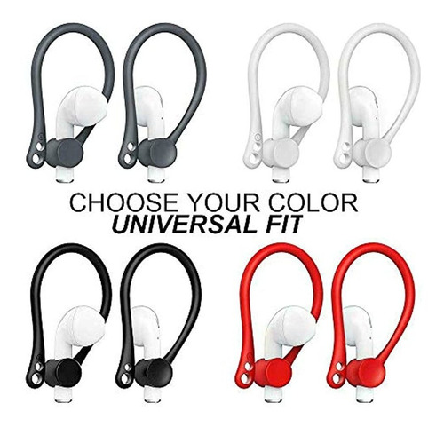 2 Pares De Ganchos Para La Oreja Para AirPods, Soporte De Ga