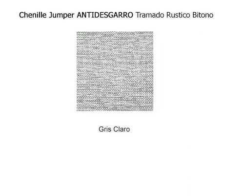Sillon Trento 3 Cuerpos Chenille Antidesgarro Fullconfort