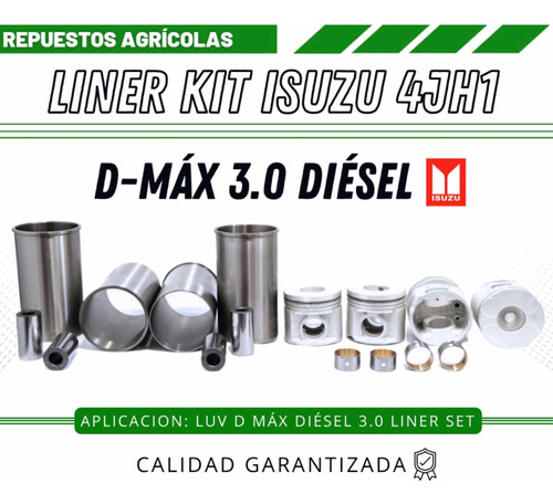 Liner Kit De Motor Isuzu Luv Dmax 3.0 Diesel