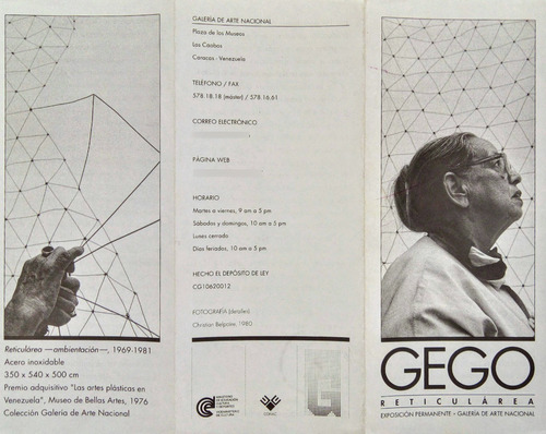 Imagen 2 de 6 de Gego. Reticulárea. Exposición Permanente. Folleto