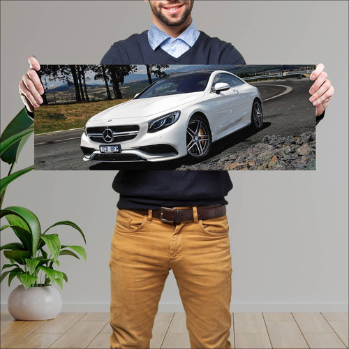 Cuadro 30x80cm Auto 2014 Mercedes Benz S 63 Amg 316