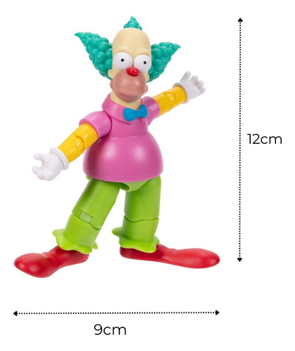 Boneco Krusty Articulado The Simpsons Original