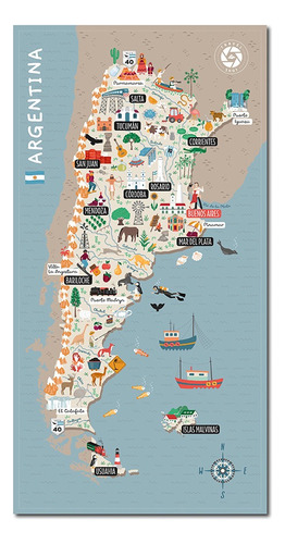 Mapa Argentina Con Realidad Aumentada