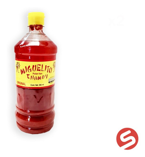 Imagen 1 de 1 de Miguelito Botella Chamoy Liquido 950gr