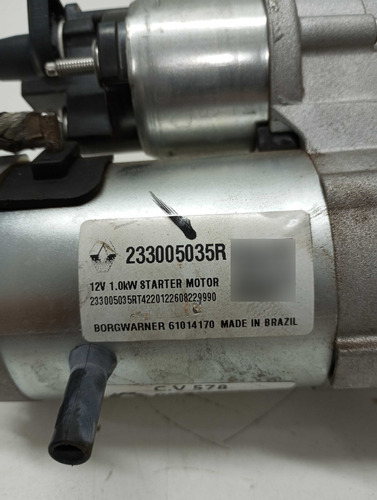 Motor De Arranque Kwid 1.0 12v 3cc Flex Manual 22/23 49452 (Usado)