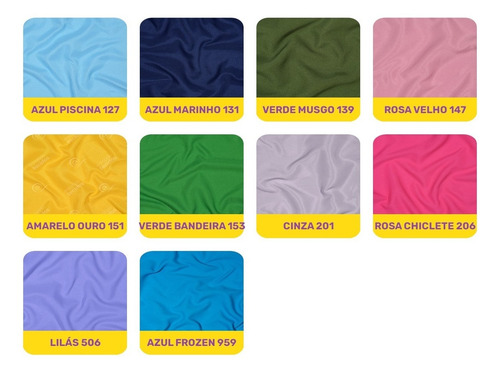 Tecido Oxford - 1m Comprimento X 3m Largura - Diversas Cores