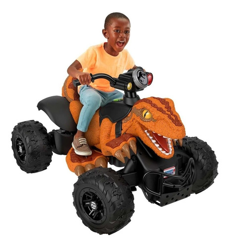 Vehículo Montable Power Wheels Jurassic World Dino Racer