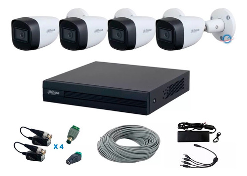 Kit Cctv 4 Camaras 1080 Microfono Wizsense 500gb Utp