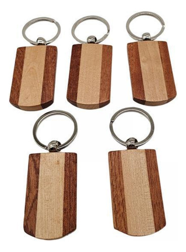 2 Llavero Etiquetas De Bricolaje Llavero De Madera Etiquetas
