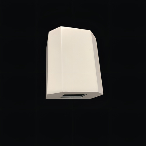 Arandela Luminária De Parede Metaldomado Kasse Sextavada Cor Branco 127/220V