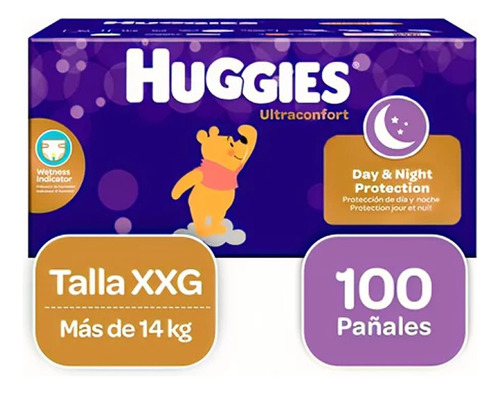 100 Pañales  Huggies Ultra T5 Xxg - Unidad a $1907