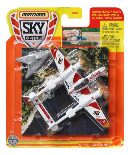 Matchbox Sky Busters Twin Engine Blaze Buster 70 Años