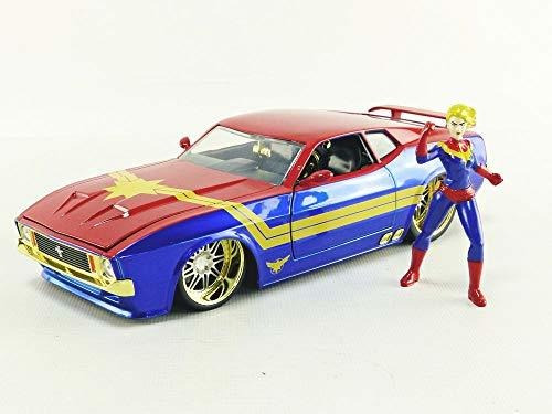 Marvel 1:24 1973 Ford Mustang Mach 1 Coche Fundido A Presión