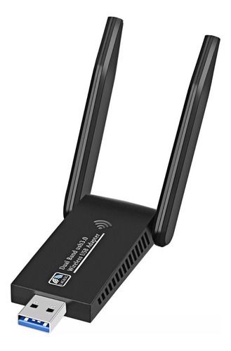 Imagen 8 de 9 de Antena Adaptador Wifi Usb 3 Dual Band 2.4 Y 5 Ghz 1300mbs