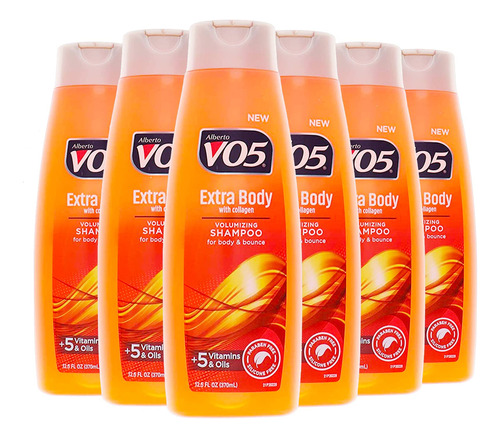Alberto Vo5 Extra Body Shampoo, 15 Oz (paquete De 6)