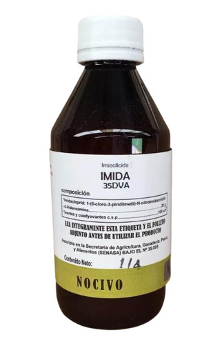 Insecticida Imidacloprid 35% 250cc Pulgon Cochinilla Mosca