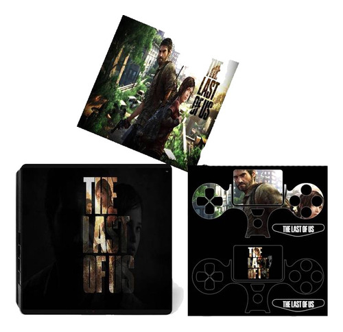 Skin Ps4 Slim + Skin 2 Joyst + 2 Lightbar - Last Of